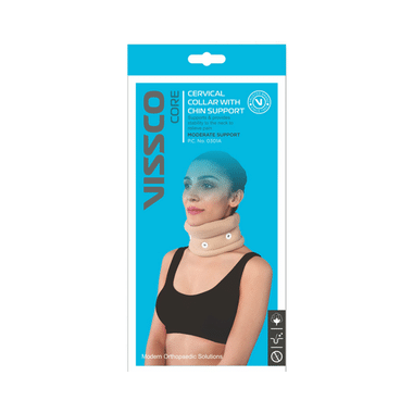 Vissco Core 0301A Cervical Collar With Chin Support XXL Beige