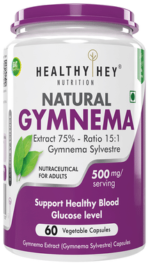 HealthyHey Nutrition Natural Gymnema Extract Vegetable Capsule HealthyHey Nutrition Natural Gymnema Extract Vegetable Capsule