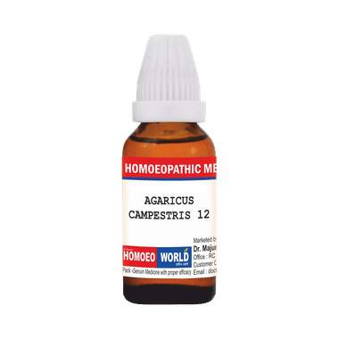 Dr. Majumder Homeo World Agaricus Campestris Dilution (30ml Each) 12