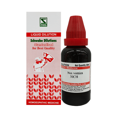 Dr Willmar Schwabe India Nux Vomica Dilution 30 CH
