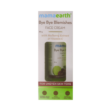 Mamaearth Bye Bye Blemishes Face Cream | With Mulberry Extract & Vitamin C | Paraben-Free