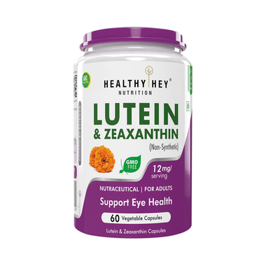 HealthyHey Nutrition Lutein & Zeaxanthin Vegetable Capsule