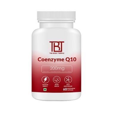 The Body Temple Coenzyme Q10 200mg Veg Capsule