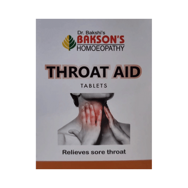 Bakson's Homeopathy Throat Aid Tablet