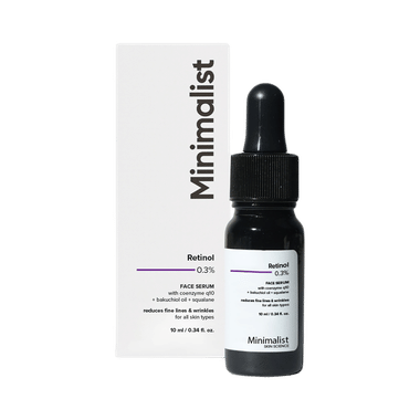 Minimalist 0.3% Retinol Face Serum | Fights Ageing And Reduces Fine Lines