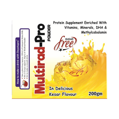 Multirad Pro Powder Delicious Kesar Sugar Free