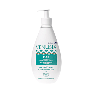 Venusia Max Intensive Moisturizing Lotion | Paraben, Alcohol and Mineral Oil Free | For All Skin Types | Derma Care