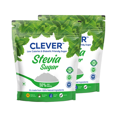 Clever Low Calories & Diabetic Friendly Stevia Sugar (500gm Each)