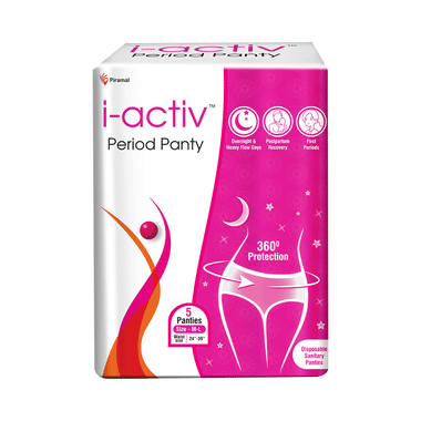 I-activ Period Panty | 360 Protection | Disposable Sanitary Panties Panty M-L