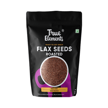 True Elements Flax Seeds Roasted With Omega Fatty Acids