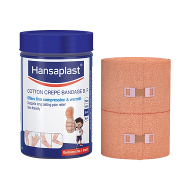 Hansaplast Cotton Crepe Bandage B.P. 8cm X 4m