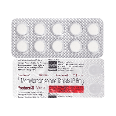 Predace 8mg Tablet