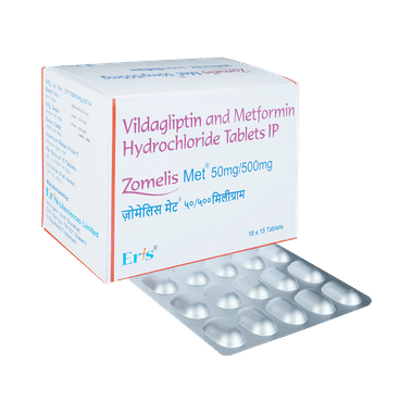 Zomelis Met 50mg/500mg Tablet