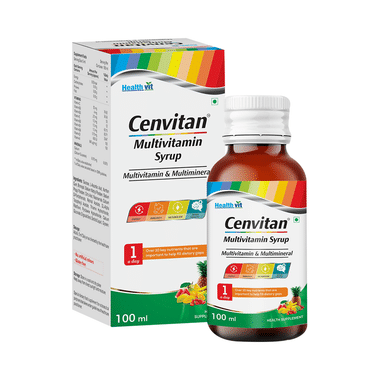 HealthVit Cenvitan Multivitamin Syrup Mixed Fruit