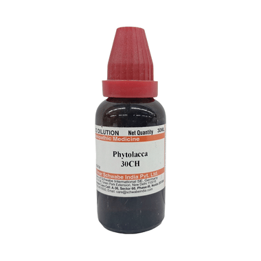 Dr Willmar Schwabe India Phytolacca Dilution 30 CH