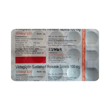 Vildep 100 Tablet SR