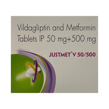 Justmet V 50/500 Tablet