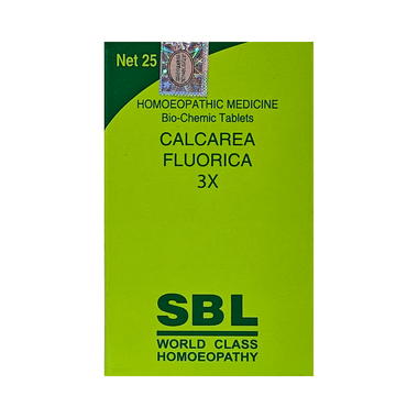 SBL Calcarea Fluorica Biochemic Tablet 3X