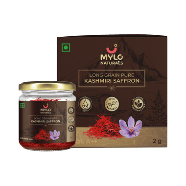 Mylo Naturals Long Grain Pure Kashmiri Grade A++ Saffron