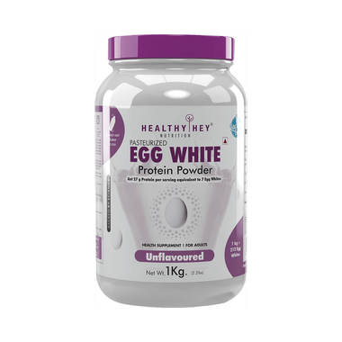 Healthy Hey Nutrition Pasteurized Egg White Protein Powder Unflavoured