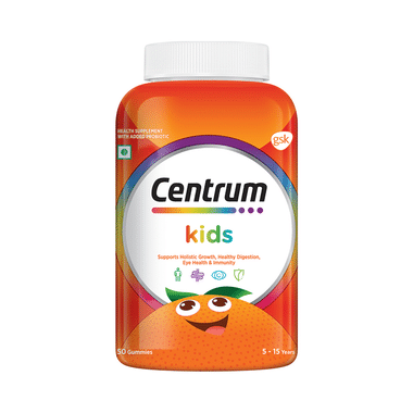 Centrum Kids | Veg Tablets for Growth, Digestion, Eye Health & Immunity | World's No.1 Multivitamin