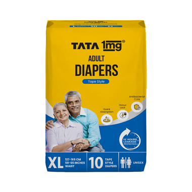 Tata 1mg Adult Diaper Tape Style | Size XL