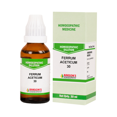 Bakson's Homeopathy Ferrum Aceticum Dilution 30