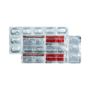 SiTaxa M 50mg/850mg Tablet