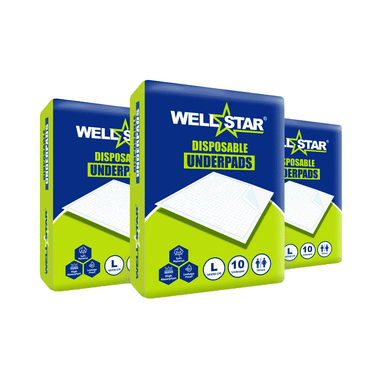 Wellstar Disposable Underpads (10 Each)