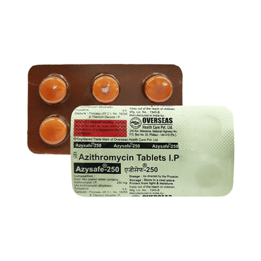 Azysafe 250mg Tablet