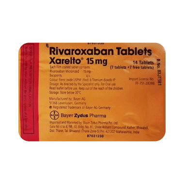 Xarelto 15mg Tablet