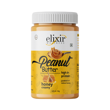 Elixir Wellness Honey Peanut Butter Creamy