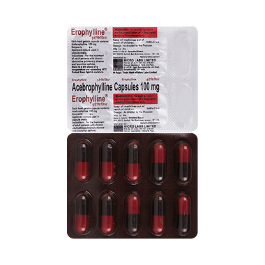 Erophylline 100mg Capsule
