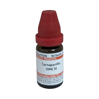 Dr Willmar Schwabe India Sarsaparilla Dilution 200 CH