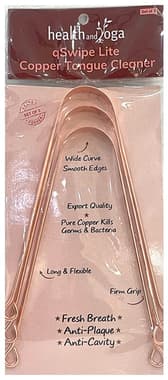 HealthAndYoga Qswipe Lite Copper Tongue Cleaner HealthAndYoga Qswipe Lite Copper Tongue Cleaner