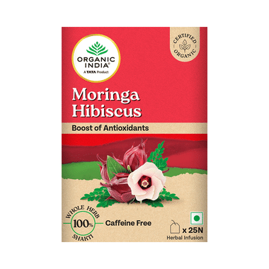 Organic India Moringa Hibiscus Green Tea