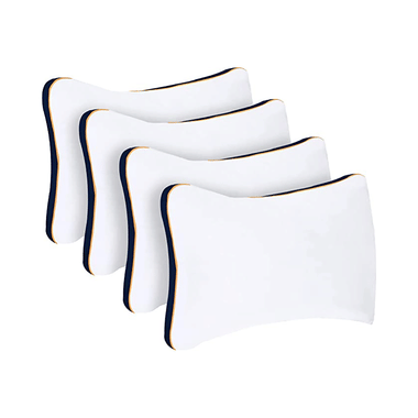 Sleepsia Microfiber Bed Pillow For Sleeping Blue
