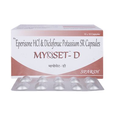 Myoset-D 150mg/100mg Capsule SR
