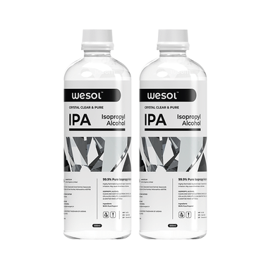 Wesol Crystal Clear & Pure IPA Iso Propyl Alcohol (500ml Each)
