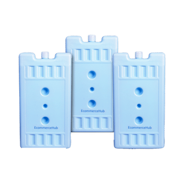 EcommerceHub Hot & Cold Reusable Ice Gel Pack Pad (400ml Each)
