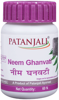 Patanjali Ayurveda Neem Ghanvati | For Skin Health & Blood Purification