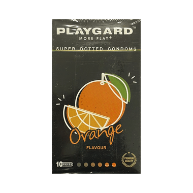 Playgard More Play + Super Dotted Condom Orange