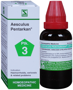 Dr Willmar Schwabe India Aesculus Pentarkan Drop Buy bottle of