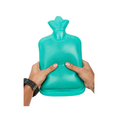 Dr. Korpet Hot Water Bottle, Hot Water Bag For Pain Relief And Cramps Bag Green
