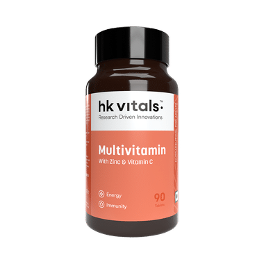 HK Vitals Multivitamin With Multimineral, Amino Acids, Taurine & Ginseng Extract | For Energy, Immunity & Stamina | Tablet