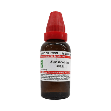 Dr Willmar Schwabe India Aloe Socotrina Dilution 30 CH