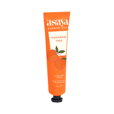 Asaya Running Deep Lush Hand  Cream Mandarin Tree