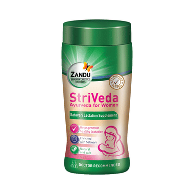 Zandu StriVeda Satavari Lactation Supplement | For Women's Health
