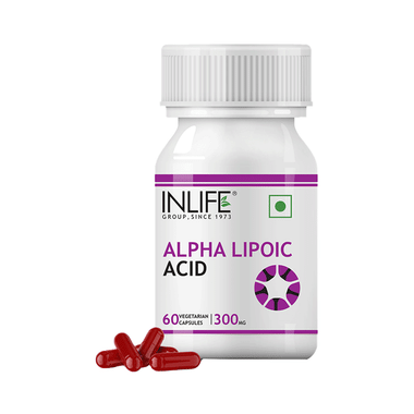 Inlife Alpha Lipoic Acid ALA 300mg | For Nerve & Brain Health | Capsule
