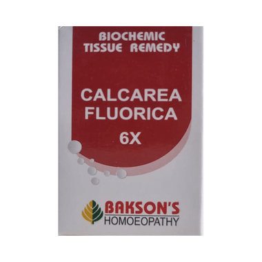 Bakson's Homeopathy Calcarea Fluorica Biochemic Tablet 6X